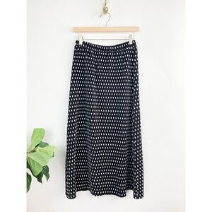 Good Hart Matilda Jane Polka Dot Pleated Midi Skirt Sz S